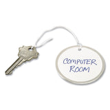 Avery® Heavyweight Stock Metal Rim Tags, 2.25" dia, White, 500/Box (AVE14316) Box of 500