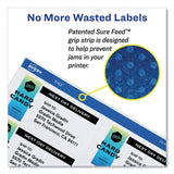 Avery® Shipping Labels w/ TrueBlock Technology, Laser Printers, 2 x 4, White, 10/Sheet, 250 Sheets/Box (AVE5963) Box of 2500