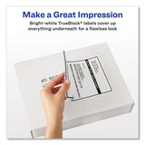Avery® Shipping Labels w/ TrueBlock Technology, Inkjet Printers, 2 x 4, White, 10/Sheet, 25 Sheets/Pack (AVE8163)