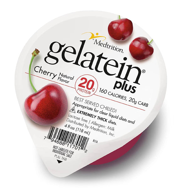 Gelatein® Plus Oral Supplement Cherry Flavor Gel 4 oz. Cup (1010081_CS) 36/CS