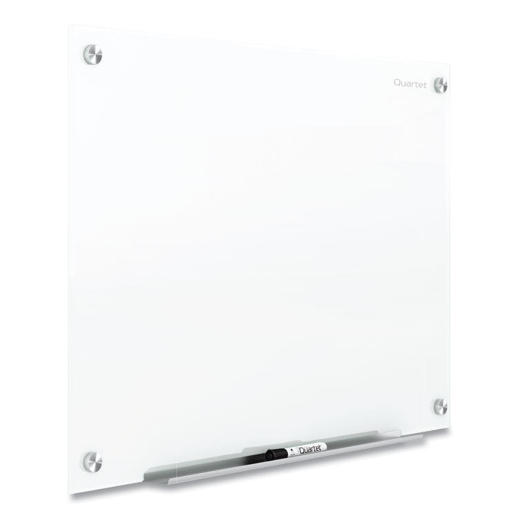 Quartet® Brilliance Glass Dry-Erase Boards, 24 x 18, White Surface (QRTG22418W) Each