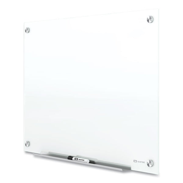 Quartet® Brilliance Glass Dry-Erase Boards, 48 x 36, White Surface (QRTG24836W)