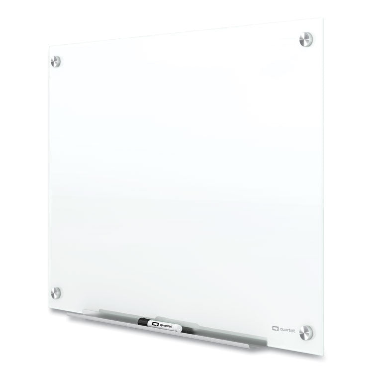 Quartet® Brilliance Glass Dry-Erase Boards, 48 x 36, White Surface (QRTG24836W) Each