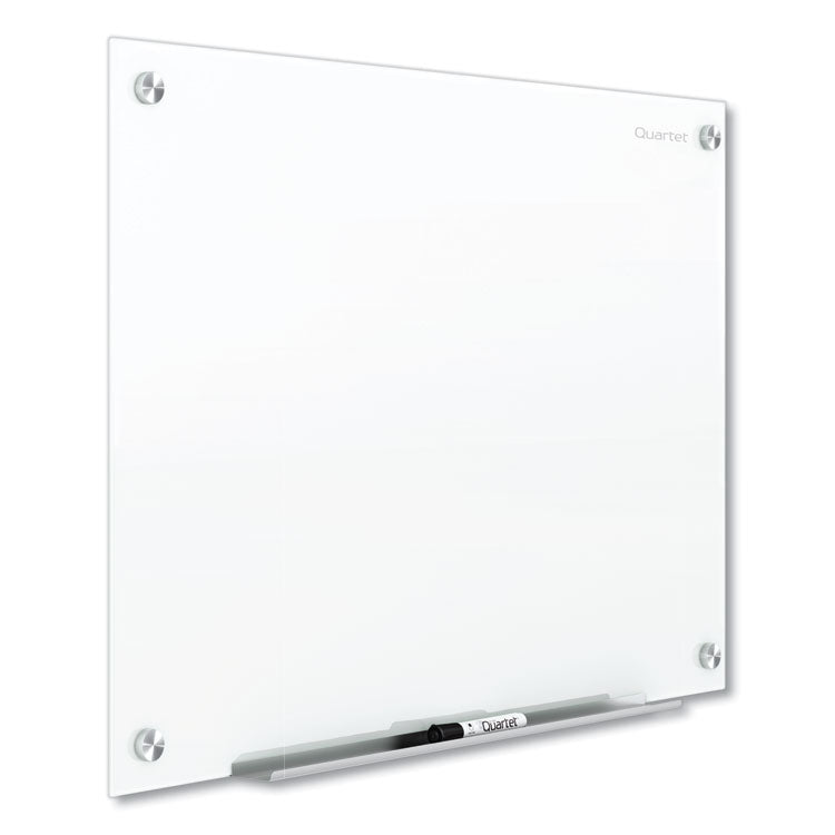 Quartet® Brilliance Glass Dry-Erase Boards, 48 x 36, White Surface (QRTG24836W)