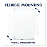 Quartet® Brilliance Glass Dry-Erase Boards, 24 x 18, White Surface (QRTG22418W) Each