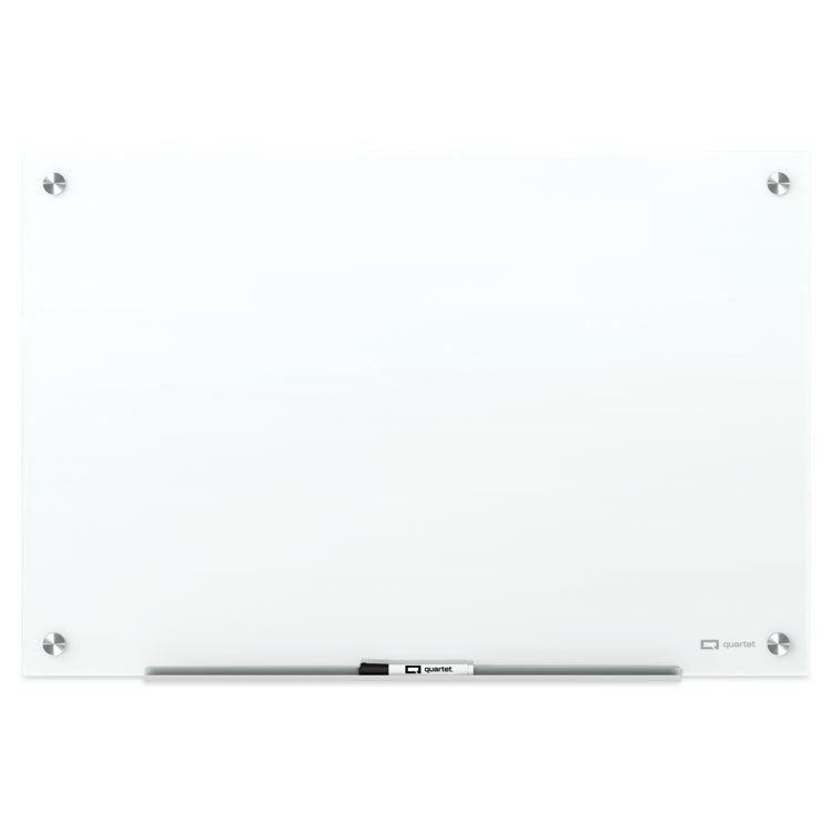 Quartet® Brilliance Glass Dry-Erase Boards, 96 x 48, White Surface (QRTG29648W)