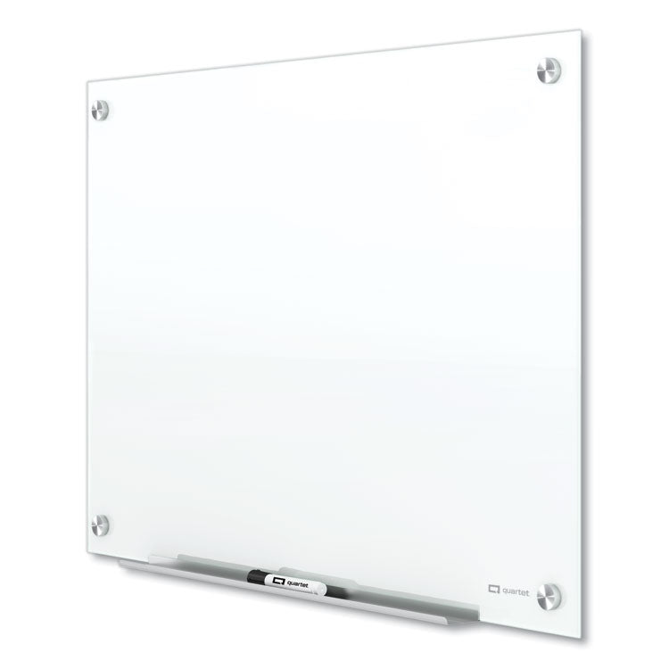 Quartet® Brilliance Glass Dry-Erase Boards, 96 x 48, White Surface (QRTG29648W)