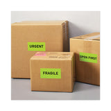 Avery® High-Visibility Permanent Laser ID Labels, 2 x 4, Neon Green, 1000/Box (AVE5976)