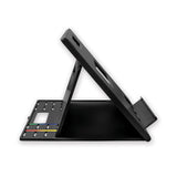 Kensington® SmartFit Easy Riser Laptop Cooling Stand, 13" x 9.5" x 0.8" to 7.1", Black, Supports 8 lbs (KMW50422) Each