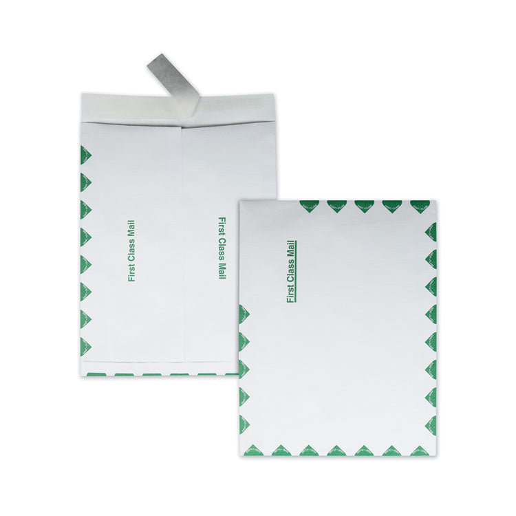 Quality Park™ Ship-Lite Envelope, First Class, #13 1/2, Cheese Blade Flap, Redi-Strip Adhesive Closure, 10 x 13, White, 100/Box (QUAS3625) Box of 100