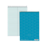 TOPS™ Prism Steno Pads, Gregg Rule, Blue Cover, 80 Blue 6 x 9 Sheets, 4/Pack (TOP80284)