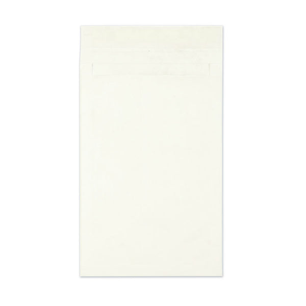 Survivor® Heavyweight 18lb Tyvek Open End Expansion Mailers, #15 1/2, Cheese Blade Flap, Redi-Strip Closure, 12 x 16, White, 100/Carton (QUAR4290)