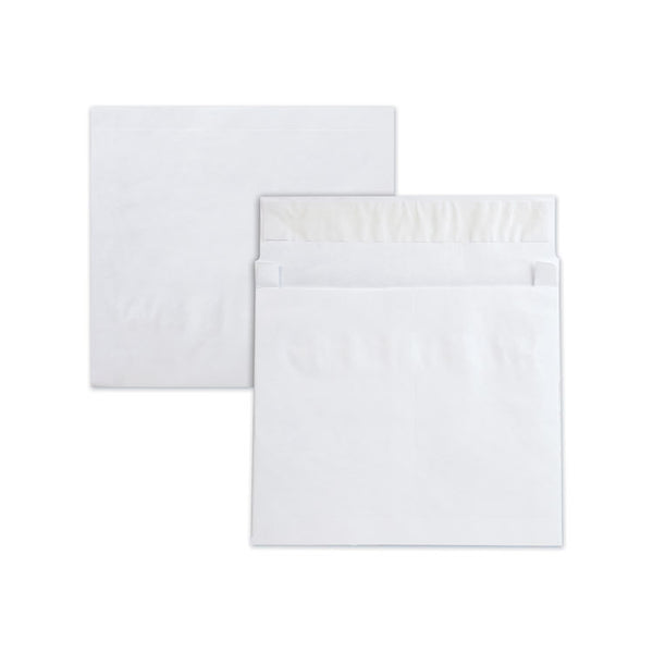 Survivor® Lightweight 14 lb Tyvek Open End 2" Expansion Mailers, #13 1/2, Square Flap, Redi-Strip Closure, 10 x 13, White, 25/Box (QUAR4611)