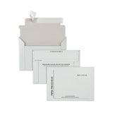 Quality Park™ Disk/CD Foam-Lined Mailers for CDs/DVDs, Square Flap, Redi-Strip Adhesive Closure, 8.5 x 6, White, 25/Box (QUAE7265) Box of 25