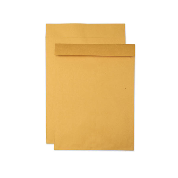 Quality Park™ Jumbo Size Kraft Envelope, Cheese Blade Flap, Fold-Over Closure, 15 x 20, Brown Kraft, 25/Pack (QUA42355) Box of 25