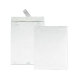 Survivor® Lightweight 14 lb Tyvek Catalog Mailers, #13 1/2, Square Flap, Redi-Strip Adhesive Closure, 10 x 13, White, 100/Box (QUAR1580)