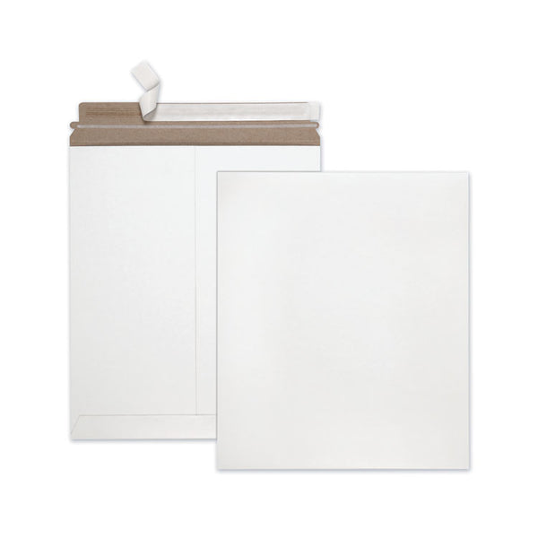 Quality Park™ Photo/Document Mailer, Cheese Blade Flap, Redi-Strip Adhesive Closure, 12.75 x 15, White, 25/Box (QUA64019) Box of 25