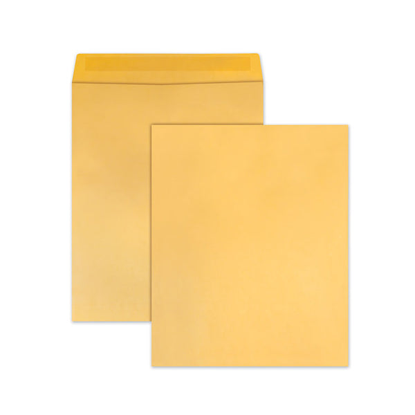 Quality Park™ Jumbo Size Kraft Envelope, Cheese Blade Flap, Fold-Over Closure, 14 x 18, Brown Kraft, 25/Pack (QUA42354) Box of 25
