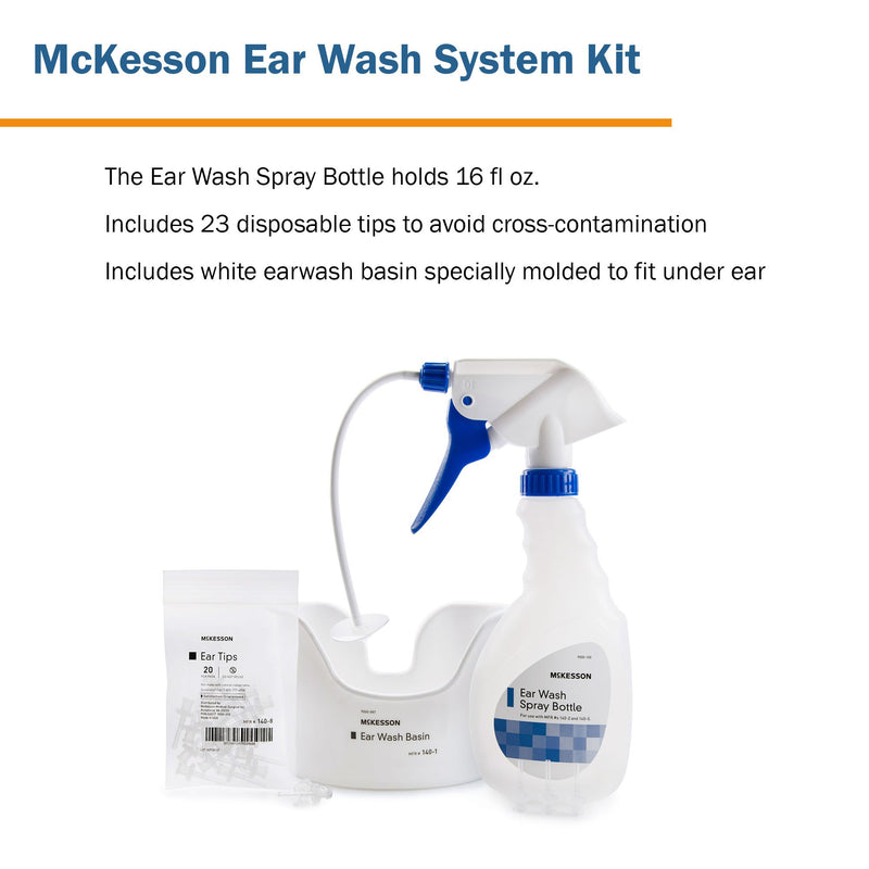 McKesson Ear Wash System Disposable Tip Blue / White (1068691_CS) 10/CS