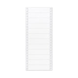 Avery® Dot Matrix Printer Mailing Labels, Pin-Fed Printers, 0.94 x 4, White, 5,000/Box (AVE4065)