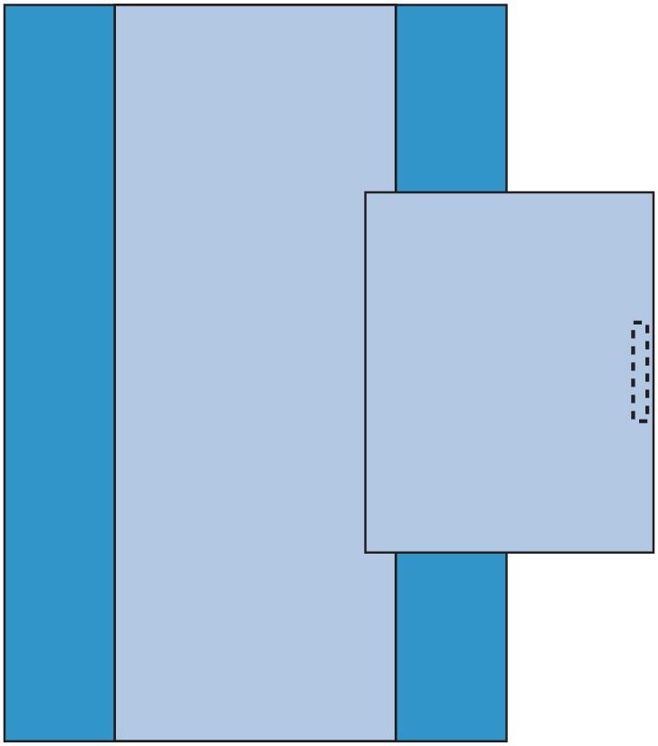 Overhead Table Cover with Fan-Fold, 80" x 100", 20/CS  (66703) Case of 20