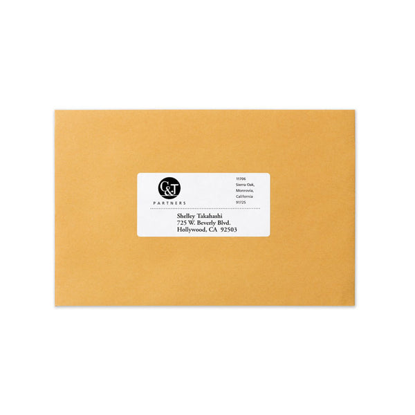 Avery® Dot Matrix Printer Mailing Labels, Pin-Fed Printers, 1.94 x 4, White, 5,000/Box (AVE4022)