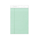 TOPS™ Prism + Colored Writing Pads, Narrow Rule, 50 Pastel Green 5 x 8 Sheets, 12/Pack (TOP63090) Pack of 12