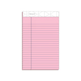 TOPS™ Prism + Colored Writing Pads, Narrow Rule, 50 Pastel Pink 5 x 8 Sheets, 12/Pack (TOP63050) Pack of 12