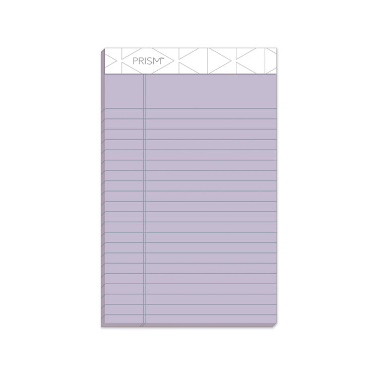 TOPS™ Prism + Colored Writing Pads, Narrow Rule, 50 Pastel Orchid 5 x 8 Sheets, 12/Pack (TOP63040) Pack of 12