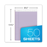 TOPS™ Prism + Colored Writing Pads, Wide/Legal Rule, 50 Pastel Orchid 8.5 x 11.75 Sheets, 12/Pack (TOP63140) Pack of 12