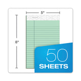 TOPS™ Prism + Colored Writing Pads, Narrow Rule, 50 Pastel Green 5 x 8 Sheets, 12/Pack (TOP63090) Pack of 12