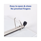 Avery® Heavy-Duty View Binder with DuraHinge and One Touch EZD Rings, 3 Rings, 2" Capacity, 11 x 8.5, Navy Blue (AVE79802)