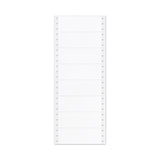 Avery® Dot Matrix Printer Mailing Labels, Pin-Fed Printers, 1.44 x 4, White, 5,000/Box (AVE4014)