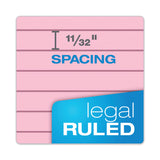 TOPS™ Prism + Colored Writing Pads, Wide/Legal Rule, 50 Pastel Pink 8.5 x 11.75 Sheets, 12/Pack (TOP63150) Pack of 12