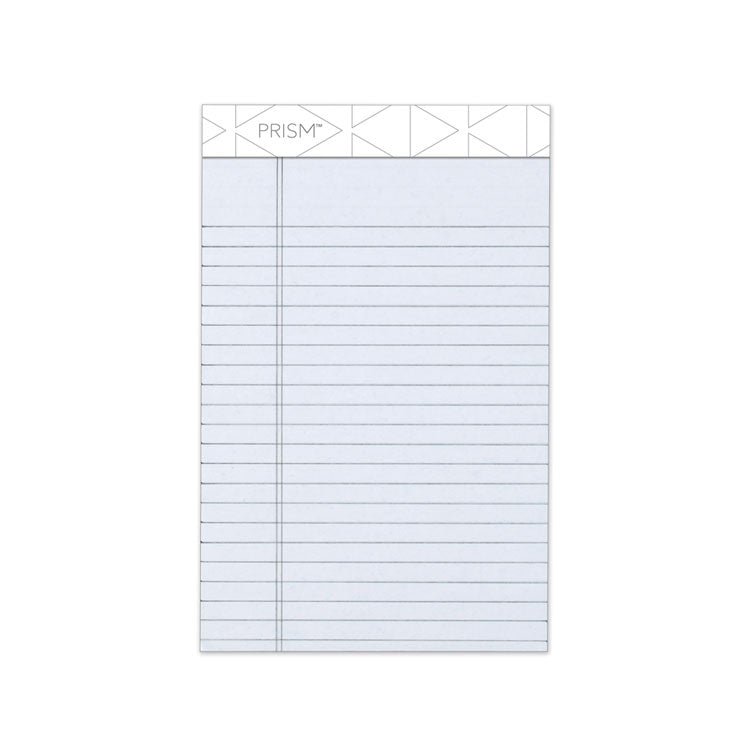 TOPS™ Prism + Colored Writing Pads, Narrow Rule, 50 Pastel Gray 5 x 8 Sheets, 12/Pack (TOP63060) Pack of 12