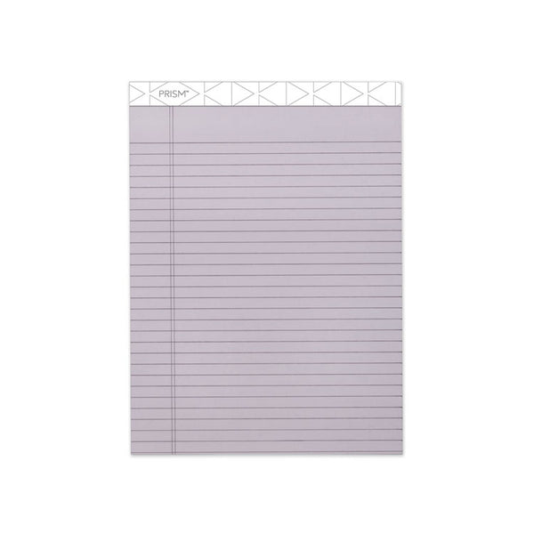 TOPS™ Prism + Colored Writing Pads, Wide/Legal Rule, 50 Pastel Orchid 8.5 x 11.75 Sheets, 12/Pack (TOP63140)