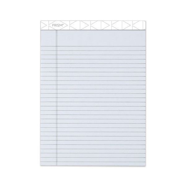 TOPS™ Prism + Colored Writing Pads, Wide/Legal Rule, 50 Pastel Gray 8.5 x 11.75 Sheets, 12/Pack (TOP63160) Pack of 12