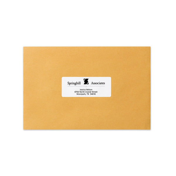 Avery® Dot Matrix Printer Mailing Labels, Pin-Fed Printers, 1.44 x 3.5, White, 5,000/Box (AVE4060)