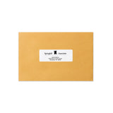 Avery® Dot Matrix Printer Mailing Labels, Pin-Fed Printers, 1.44 x 4, White, 5,000/Box (AVE4014)