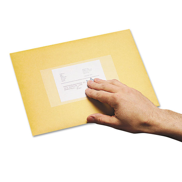 Scotch® ScotchPad Label Protection Tape Sheets, 4" x 6", Clear, 25/Pad, 2 Pads/Pack (MMM822P)