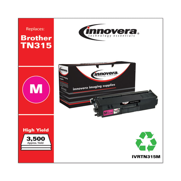 Innovera® Remanufactured Magenta High-Yield Toner, Replacement for TN315M, 3,500 Page-Yield (IVRTN315M) Each