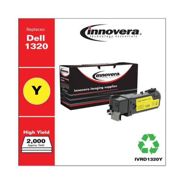 Innovera® Remanufactured Yellow High-Yield Toner, Replacement for 310-9062, 2,000 Page-Yield (IVRD1320Y) Each