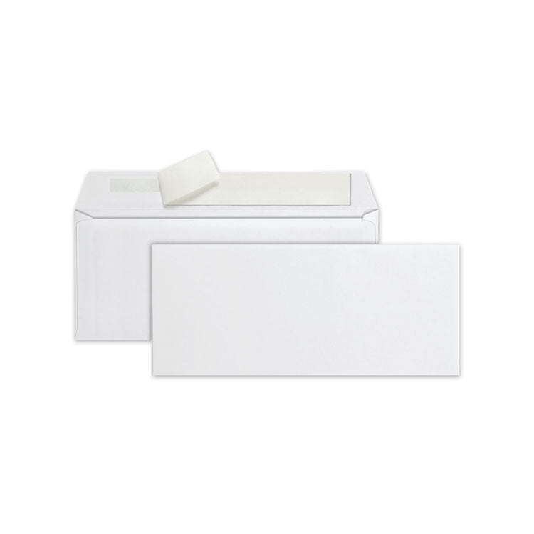 Quality Park™ Redi-Strip Envelope, #10, Commercial Flap, Redi-Strip Heat-Resistant Adhesive Closure, 4.13 x 9.5, White, 500/Box (QUA69022) Box of 500