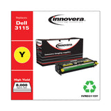 Innovera® Remanufactured Yellow High-Yield Toner, Replacement for 310-8401, 8,000 Page-Yield (IVRD3115Y) Each