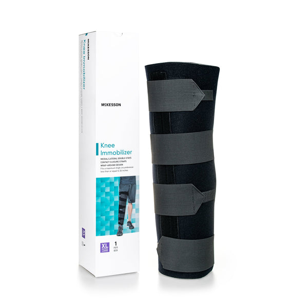 McKesson Knee Immobilizer X-Large Up to 36 Inch Thigh Circumference 24 Inch Length Left or Right Knee (1159097_EA) 1/EA