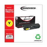 Innovera® Remanufactured Yellow Toner, Replacement for TN310Y, 1,500 Page-Yield (IVRTN310Y) Each