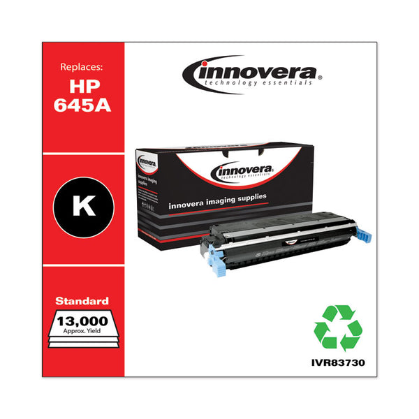 Innovera® Remanufactured Black Toner, Replacement for 645A (C9730A), 13,000 Page-Yield (IVR83730) Each