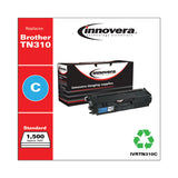 Innovera® Remanufactured Cyan Toner, Replacement for TN310C, 1,500 Page-Yield (IVRTN310C) Each