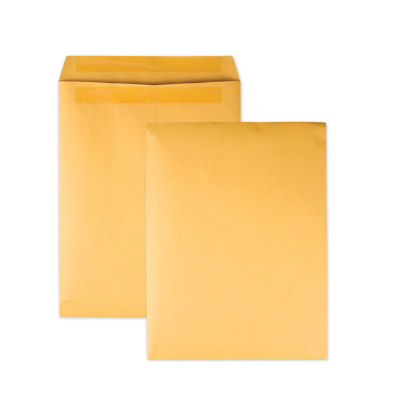 Quality Park™ Redi-Seal Catalog Envelope, #13 1/2, Cheese Blade Flap, Redi-Seal Adhesive Closure, 10 x 13, Brown Kraft, 250/Box (QUA43762) Box of 250