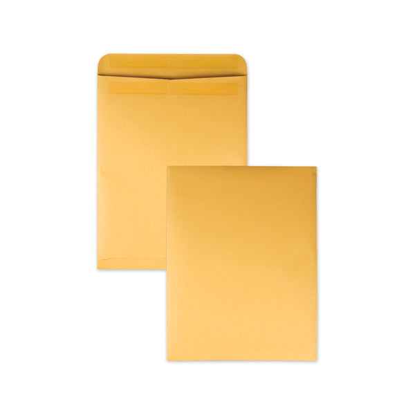 Quality Park™ Redi-Seal Catalog Envelope, #15 1/2, Cheese Blade Flap, Redi-Seal Adhesive Closure, 12 x 15.5, Brown Kraft, 100/Box (QUA44067) Box of 100
